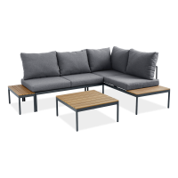 Narożnik tarasowy FREEMONT Dark Grey - Bjørkka