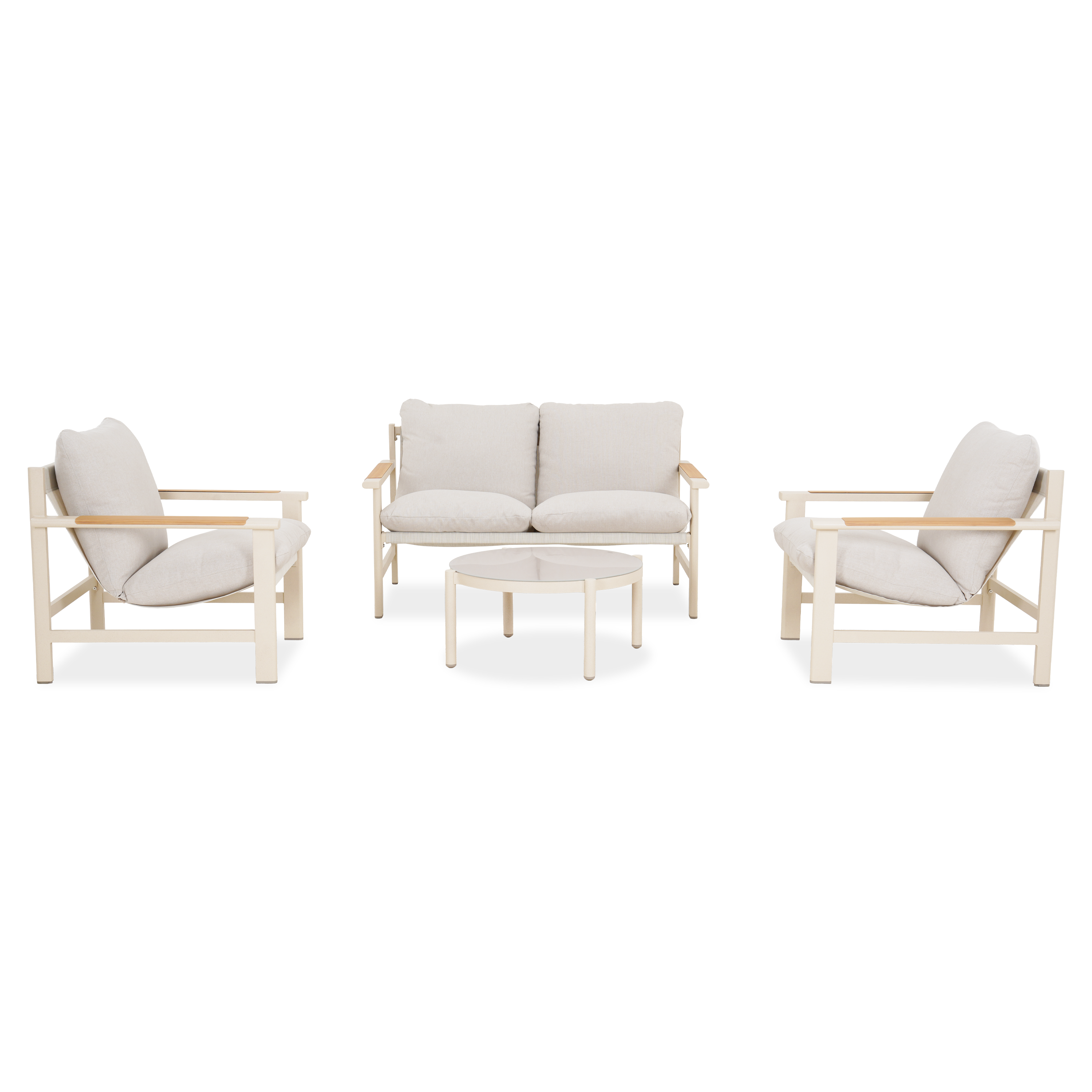 Zestaw mebli ogrodowych SOLDEN CAFFE Beige - Bjørkka