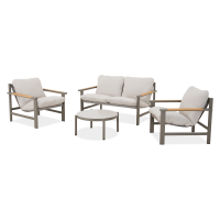 Zestaw mebli ogrodowych SOLDEN CAFFE Grey - Bjørkka