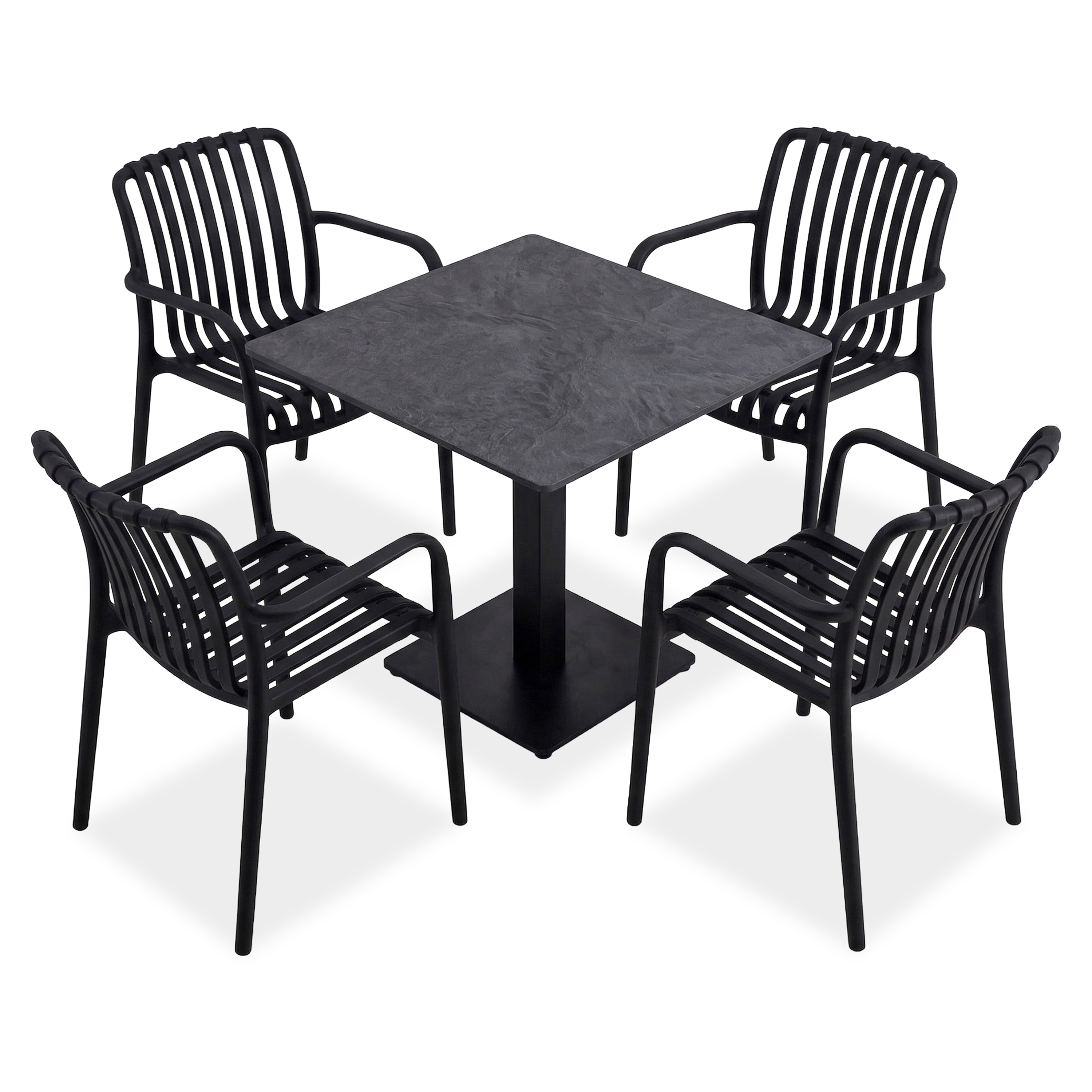 Zestaw na ogród RIVIO/VENA 80 + RONA Black – Bjørkka