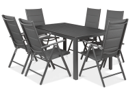 Zestaw mebli ogrodowych Sydney dark grey Focus Garden