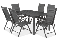Zestaw mebli ogrodowych Sydney dark grey Focus Garden