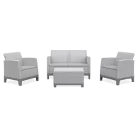 Zestaw mebli tarasowych Scandi Forma Ash Grey-Storm Grey/ Light Grey - Keter