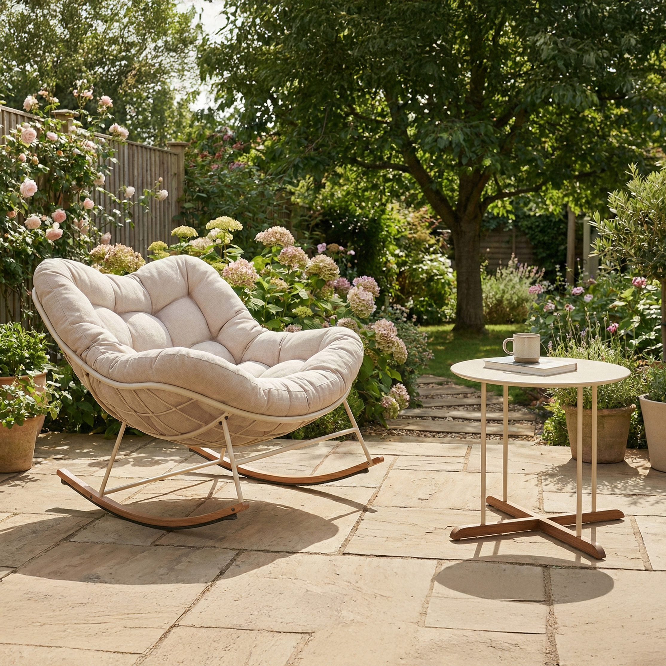 Zestaw na taras Ronda 1+1 Dark Grey Focus Garden bez tła PNG