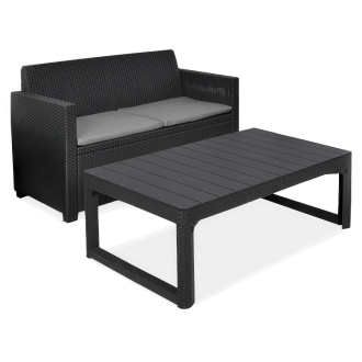 Zestaw ogrodowy ALABAMA / LYON Graphite – KETER