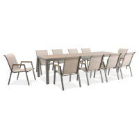 Zestaw ogrodowy MALAWI 10+1 Taupe - Bjørkka