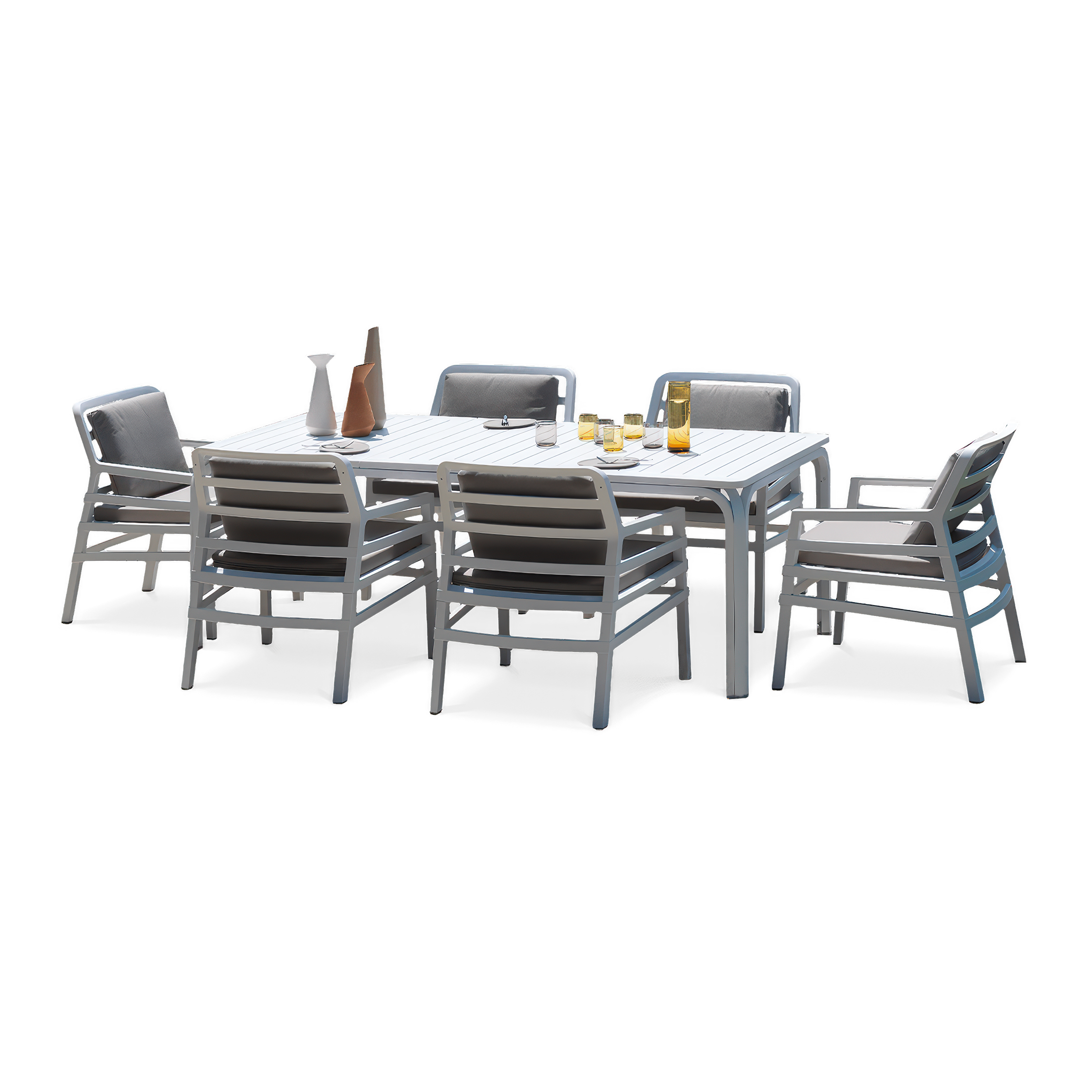 Aranżacja zestawu wypoczynkowego Nardi na przydomowym tarasie 