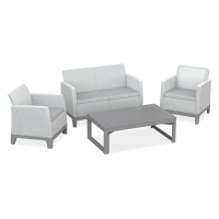 Zestaw ogrodowy SCANDI MAX2/LYON Ash Grey-Storm Grey / St. Grey - Keter