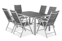 OUTLET 451 Zestaw ogrodowy SYDNEY Silver / Dark Grey