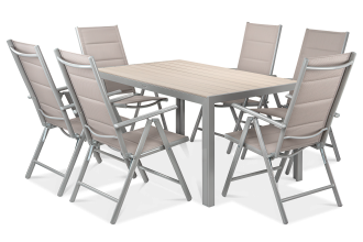 Zestaw ogrodowy SYDNEY Silver/Taupe