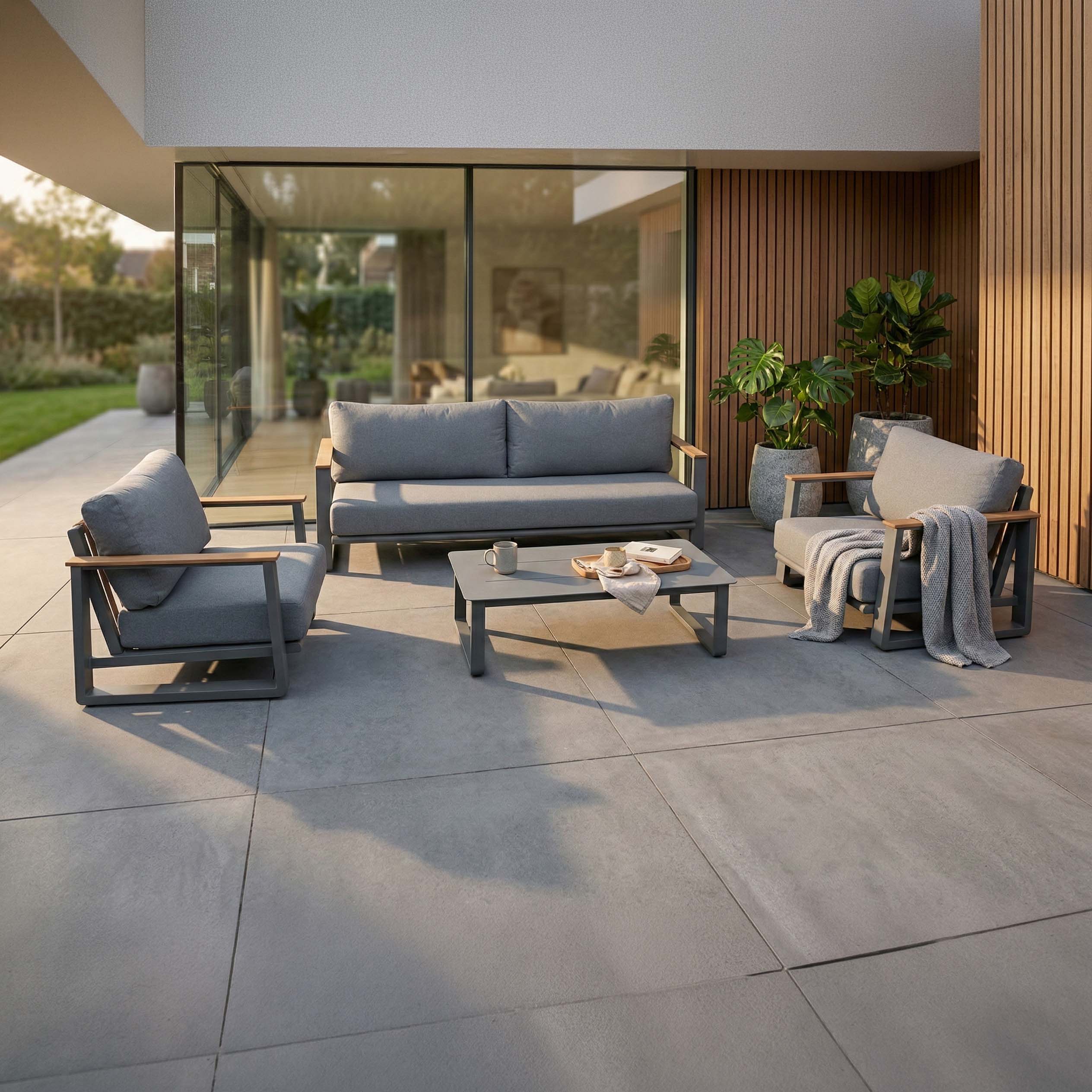 Zestaw ogrodowy TENERIFE CAFFE Grey - FURRORE