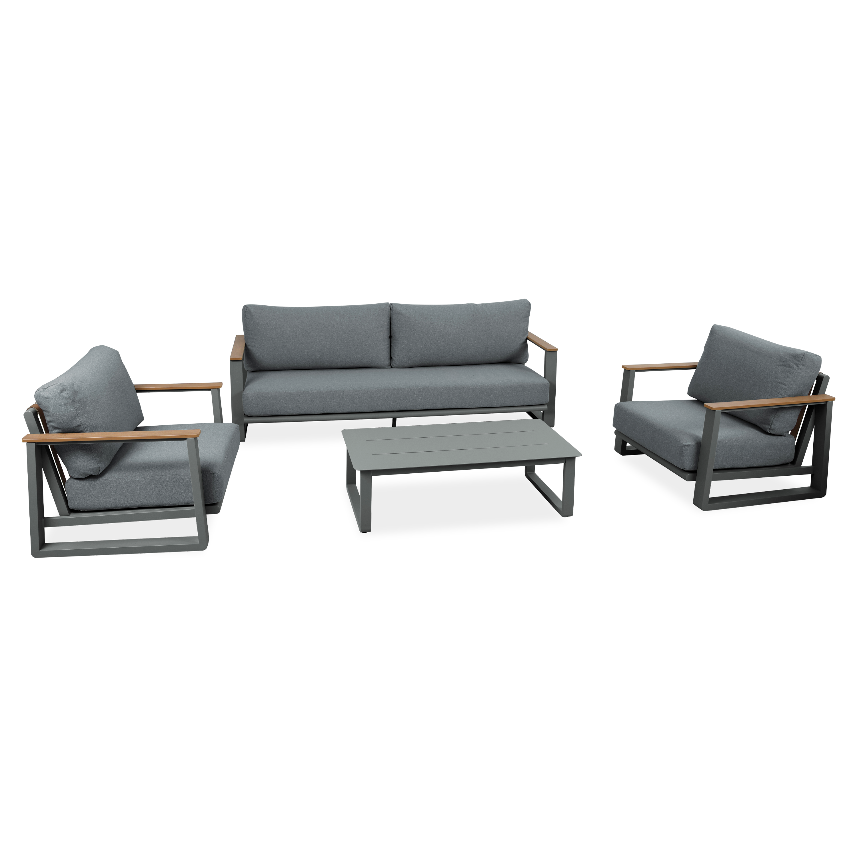 Zestaw ogrodowy TENERIFE CAFFE Grey - FURRORE