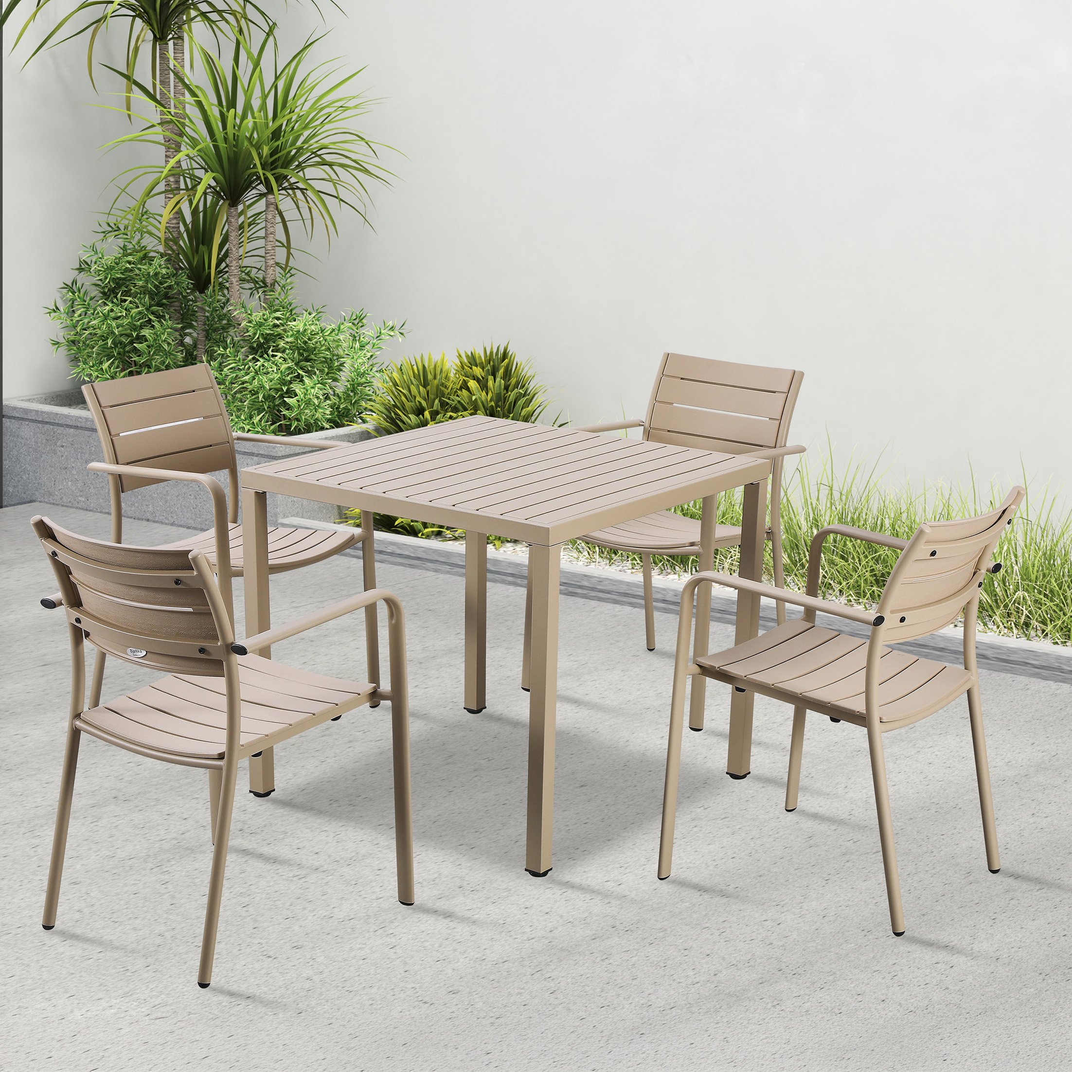 Zestaw tarasowy MILO/BRIS Beige – Bjørkka