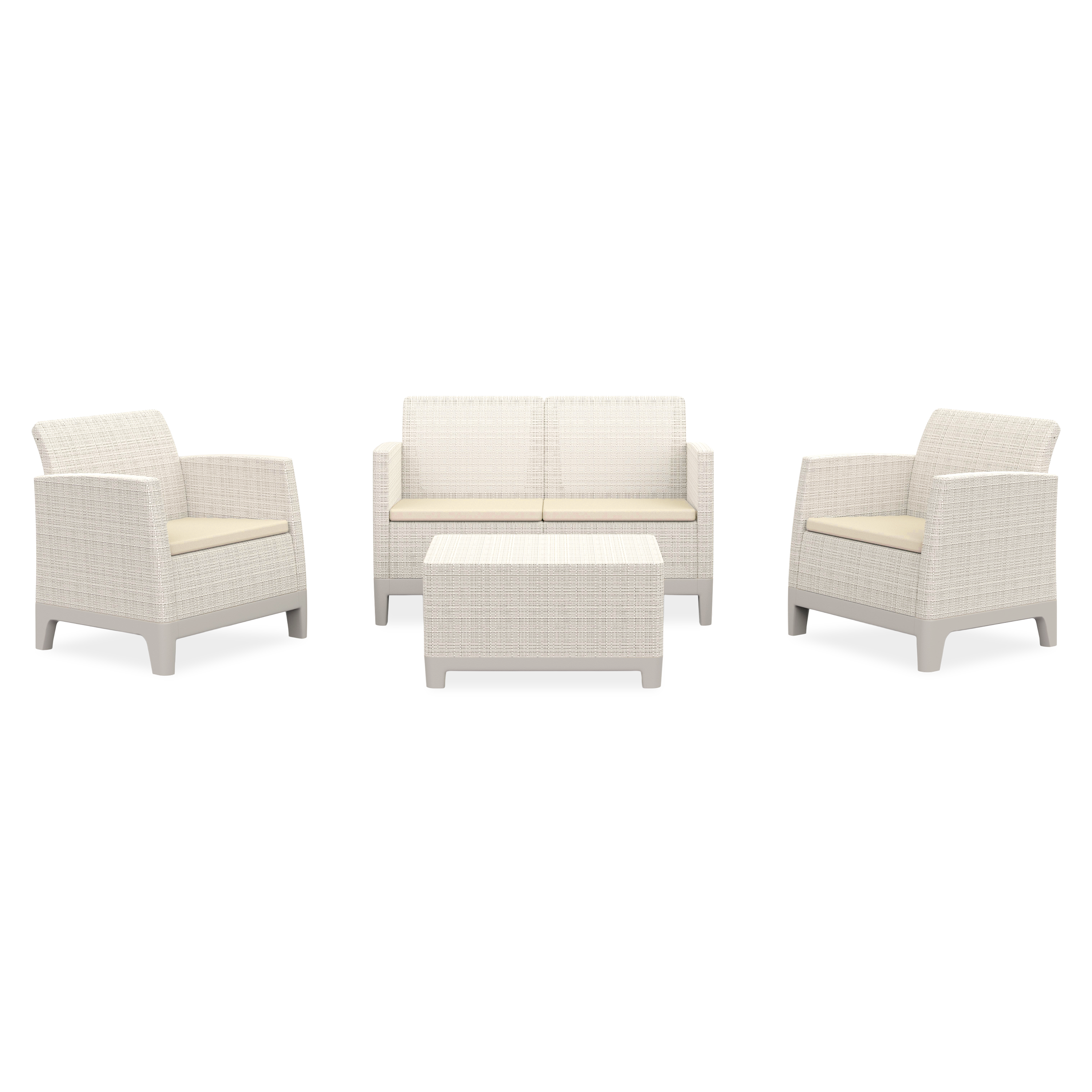 Zestaw na taras SCANDI FORMA SET 2 Beige – Keter