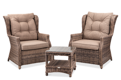 Zestaw wypoczynkowy TRIVENTO DUO Brown