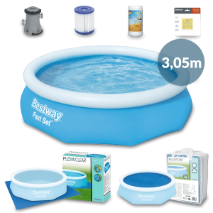 Zestaw basenowy SplashFusion, 7 elementów, 3.05mx76cm - BESTWAY