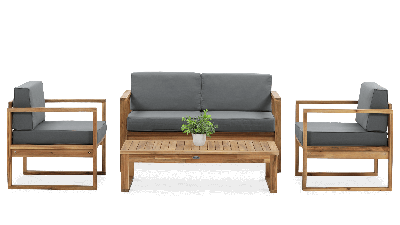 Zestaw mebli ogrodowych DALI CAFFE na wprost