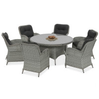 Meble z technorattanu BARCELONA Melange White