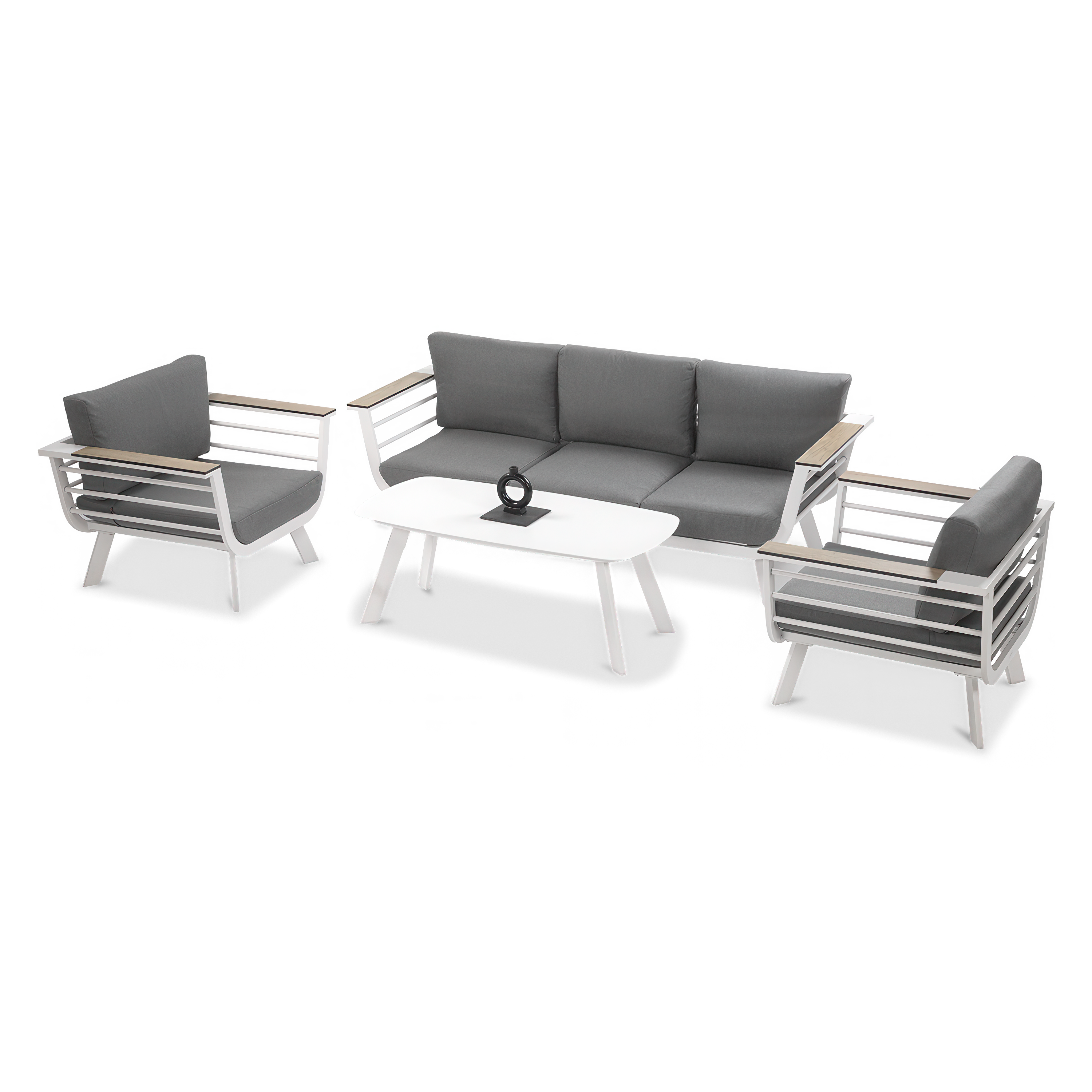 Zestaw ogrodowy ASPEN CAFFE White - Furrore