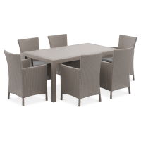 Zestaw ogrodowy IOWA/MELODY 6+1 Cappucino - KETER