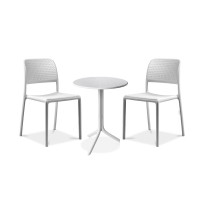 Zestaw Nardi BORA BISTROT/STEP 2+1 Bianco