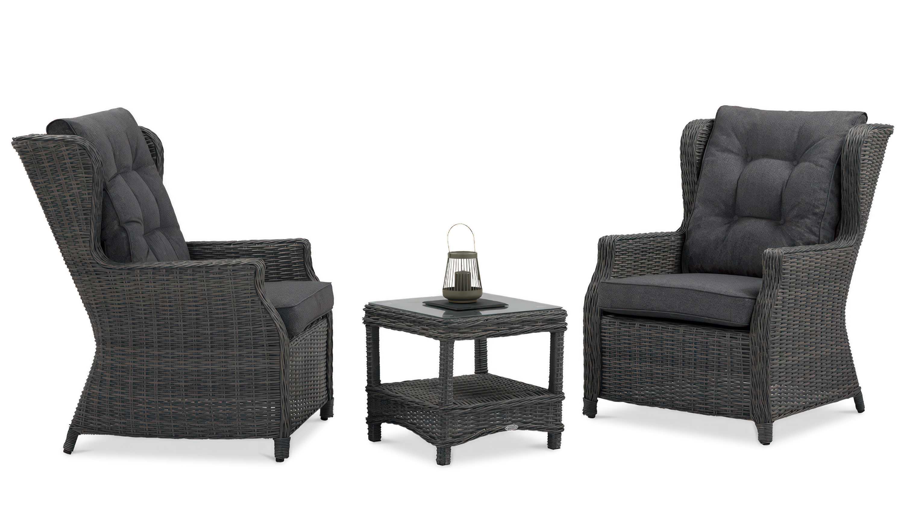 Zestaw wypoczynkowy TRIVENTO DUO DARK GREY