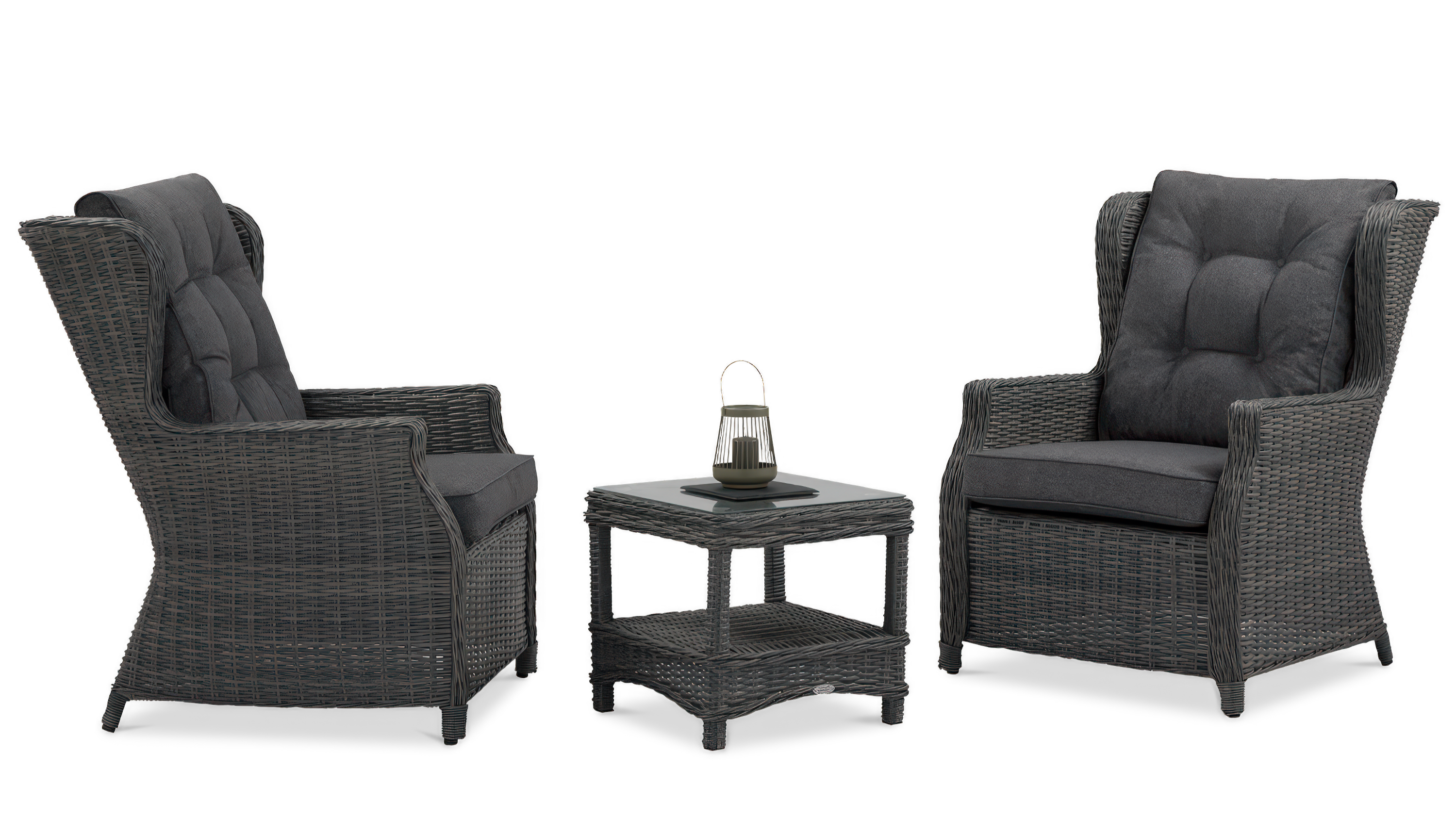 Zestaw wypoczynkowy TRIVENTO DUO DARK GREY
