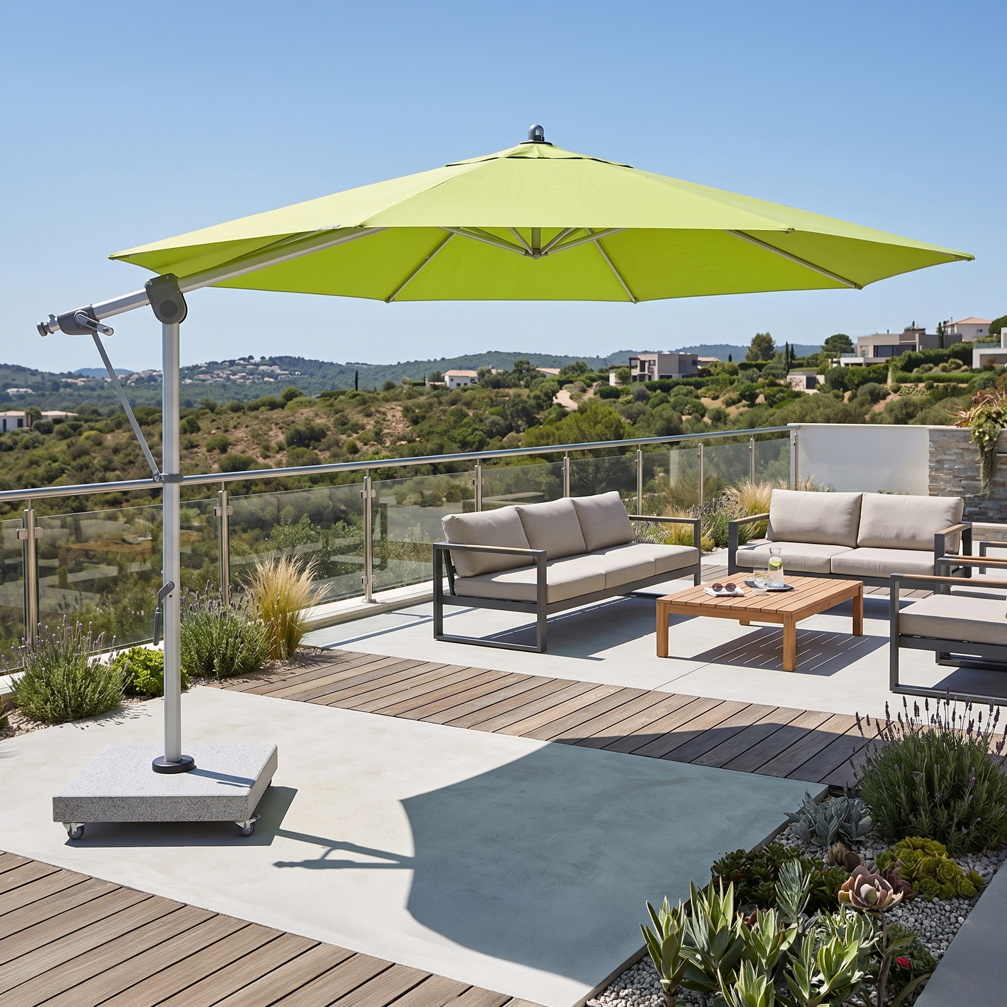 Parasol do ogrodu Doppler EXPERT 350 Smaragd