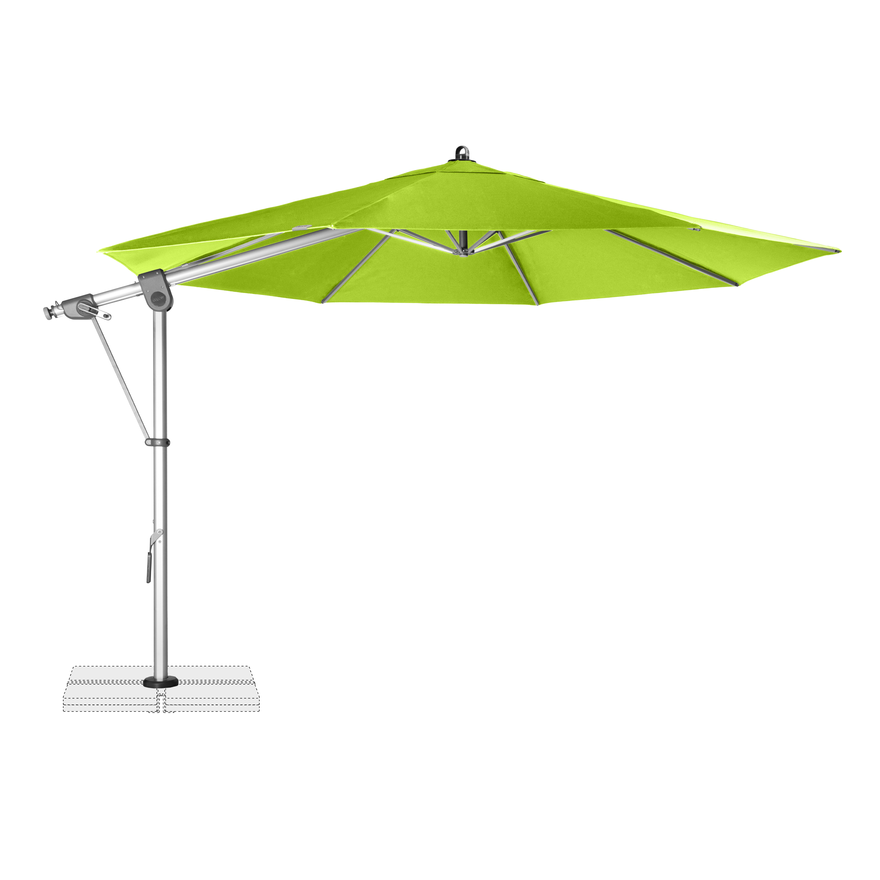 Parasol do ogrodu Doppler EXPERT 350 Smaragd