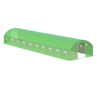 Tunel PODWÓJNE Drzwi 4x10x2 - 40m2 Zielony