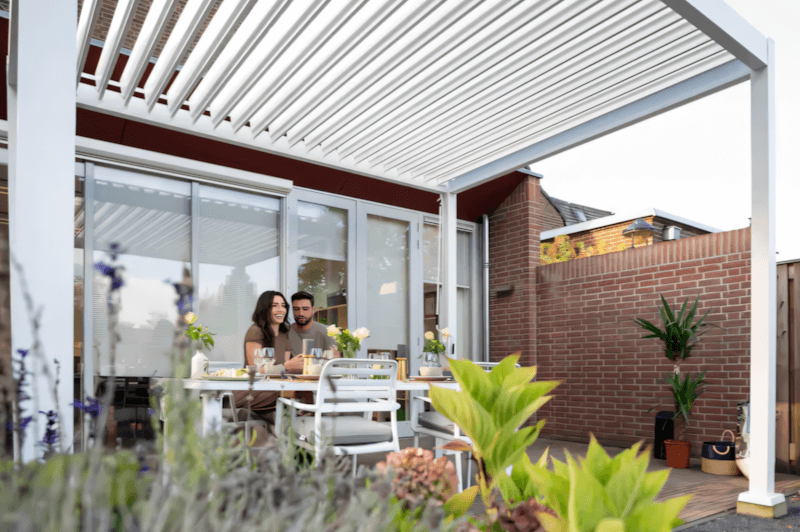 Pergola ogrodowa tarasowa 3x3 Premium White - Gutroof