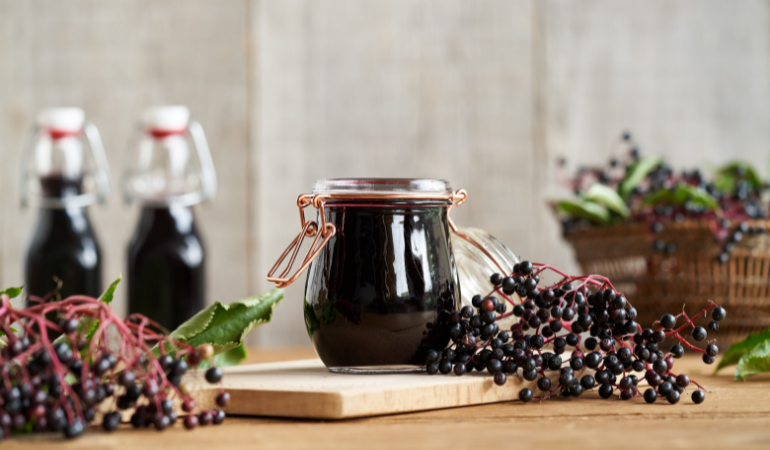 przetwory z czarnego bzu na przeziębienie 