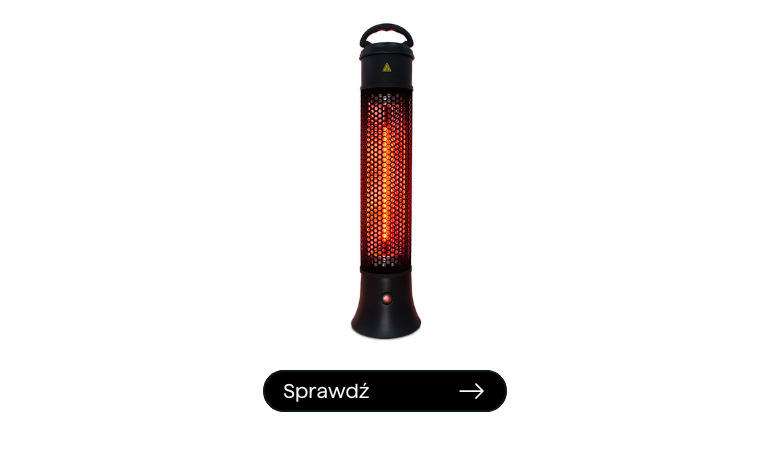 Promiennik kolumnowy ogrzewacz APUS Black