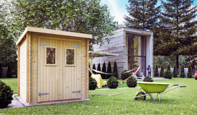 Domek ogrodowy Mlecz, wym. 193x193x210cm - MEGIW