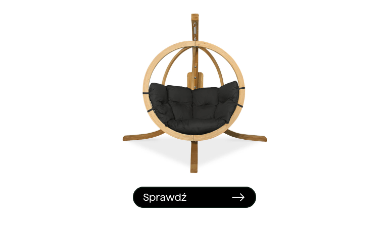 Fotel wiszący ogrodowy O-ZONE Grafitowy