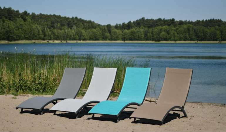 Leżak ogrodowy STAR Blue 2 szt - Focus Garden