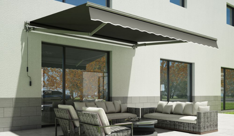 Markiza balkonowa CLASSIC 300x250 Grey - Gutroof