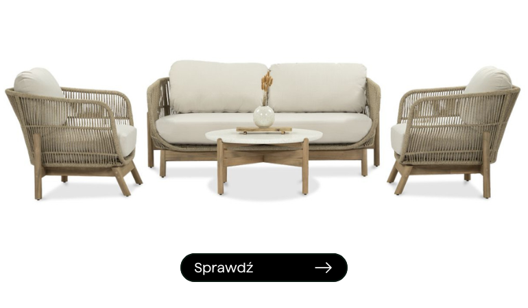 Meble tarasowe z drewna ANKARA Caffe - Furrore