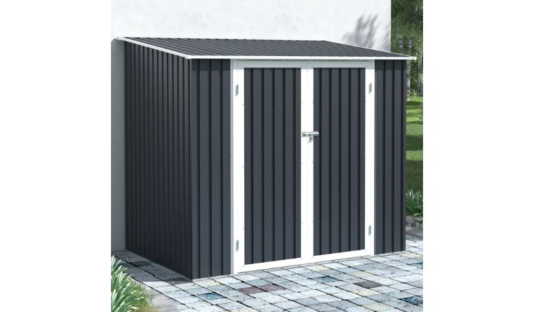 Metalowa narzędziownia KENT 222x149cm Cold Grey - HARDMAISTER