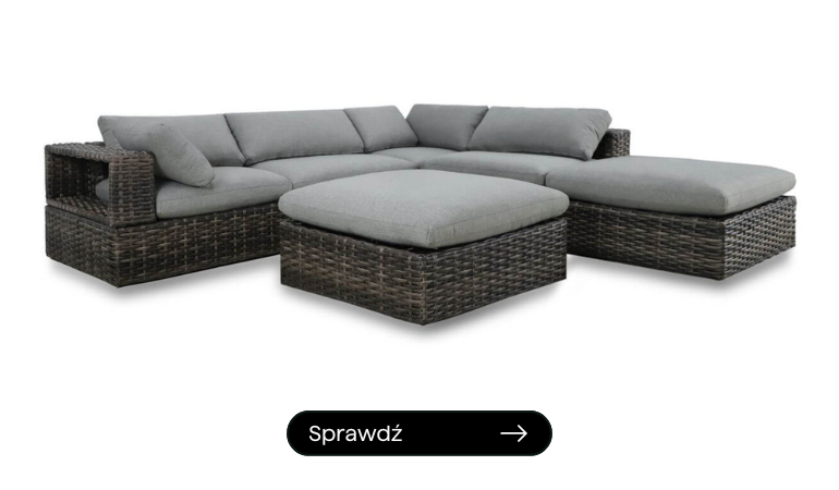 Narożnik ogrodowy RUSSEL Caffe - Furrore