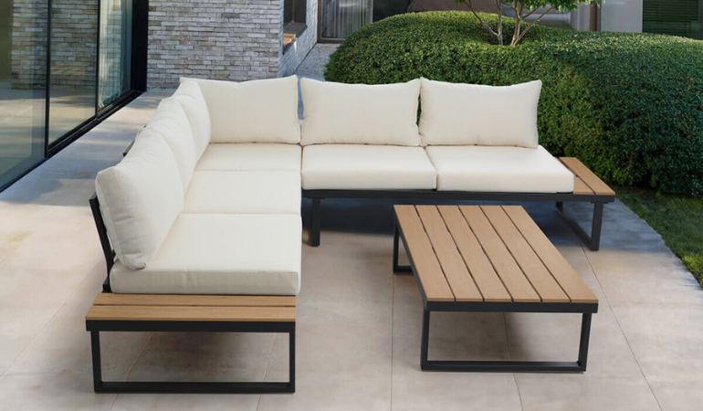 Narożnik wypoczynkowy EMERSON Light Beige - Focus Garden