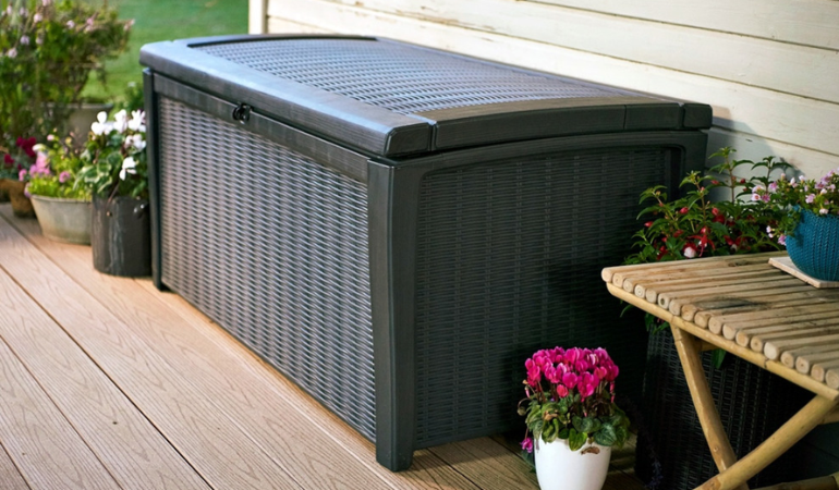 Skrzynia ogrodowa Keter BORNEO BOX 416L Graphite