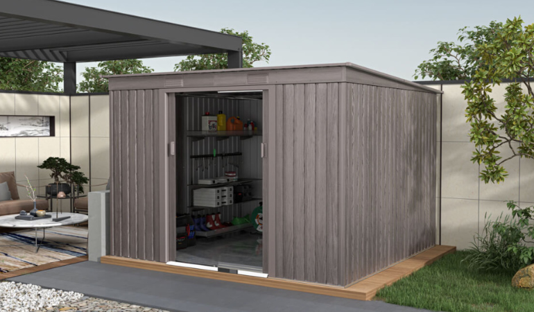 Szopa narzędziowa OREGON 261x241cm Light Wood - Hardmaister