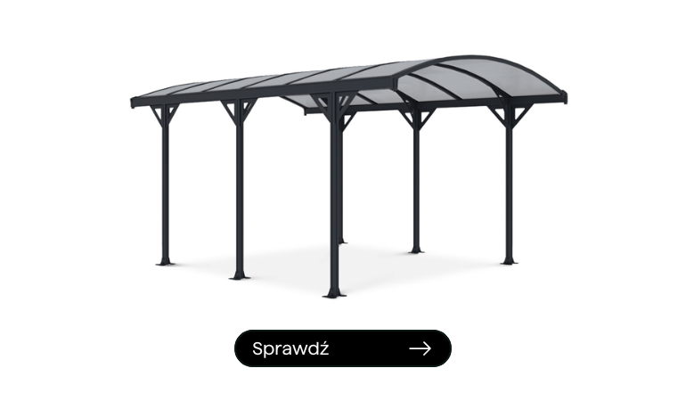 ciemno szara wiata samochodowa packshot 