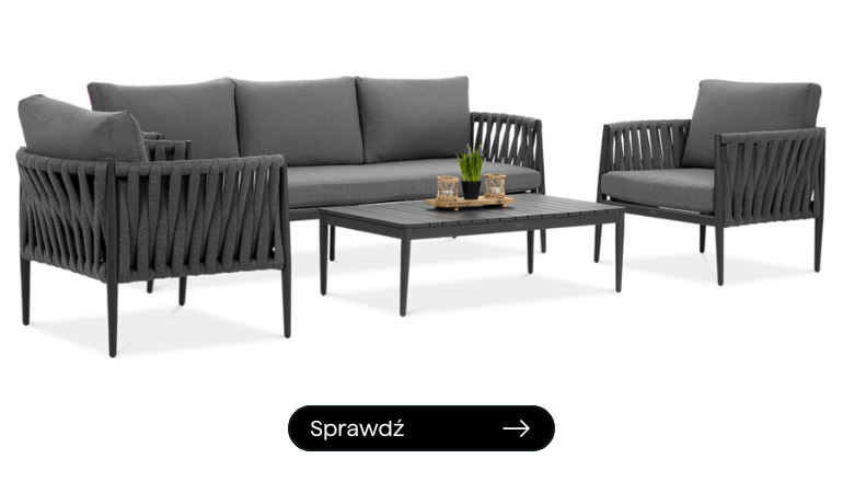 Zestaw do ogrodu MONZA Caffe Grey - FURRORE