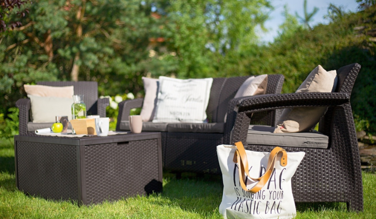 Zestaw ogrodowy CORFU BOX Brown