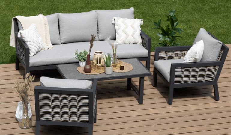 Meble na taras OLYMPIA Caffe Grey - FURRORE