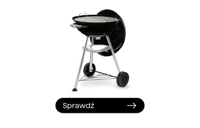 Grill węglowy Weber Compact Kettle 47 cm to popularny model dla osób ceniących sobie prostotę i jakość