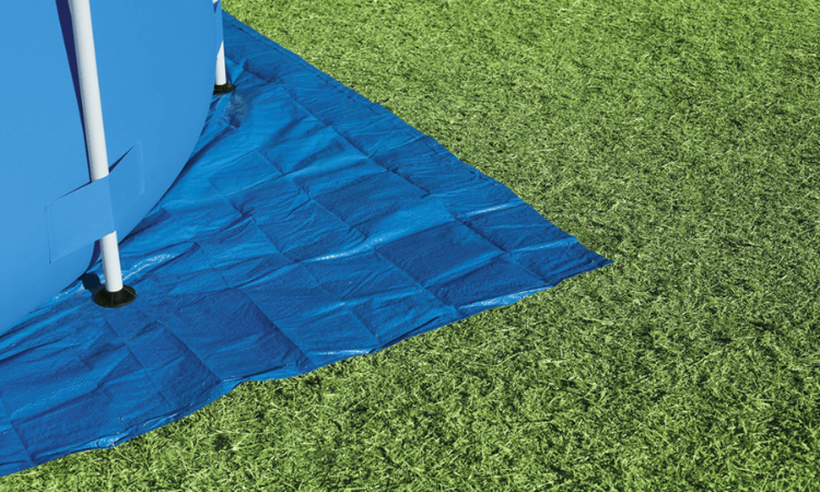 mata ochronna pod basen ogrodowy