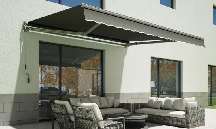 Markiza tarasowa PREMIUM 400x300 Grey - Gutroof